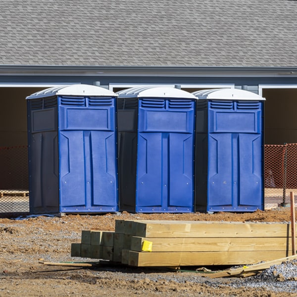 how do you ensure the portable restrooms are secure and safe from vandalism during an event in Baker KS